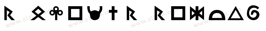 R Spectr Regular字体转换